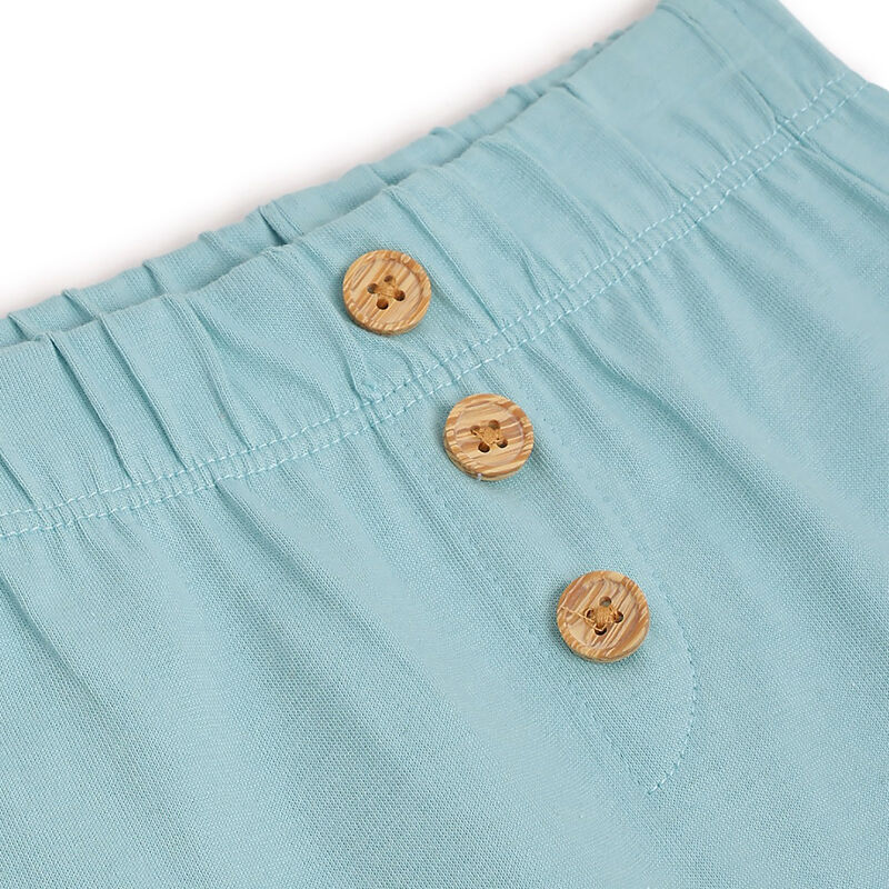 Boys Light Green T-shirt with Short Pants image number 5